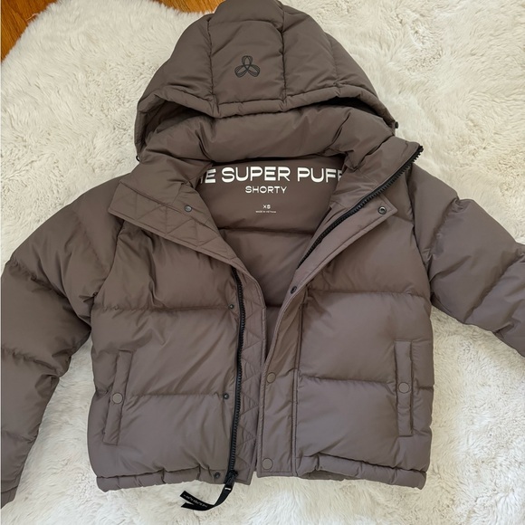 Aritzia The Super Puff Shorty XS Mauve Puffer Jacket - Picture 1 of 1